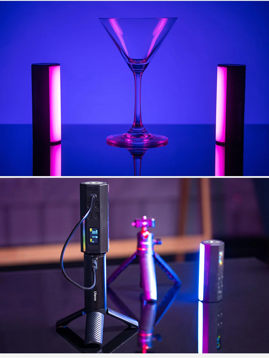 Ulanzi i-Light VL119 RGB Handheld Light Wand LED RGB Stick 2500-9000K Photography Lighting Magnetic Tube Light for Video Vlog