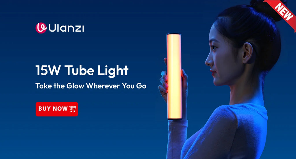 Ulanzi i-Light VL119 RGB Handheld Light Wand LED RGB Stick 2500-9000K Photography Lighting Magnetic Tube Light for Video Vlog