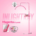 Free LOGO Rotatable Lashes Lamps Half Moon Light Led Moon Lamp Photography Fill Light for Lashes Extension Beauty Floor Lamps
